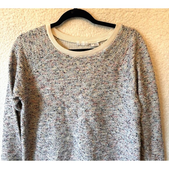 Cooperative Sweater M Multicolor Textured Crew Neck Pullover Cotton Blend - Picture 3 of 9